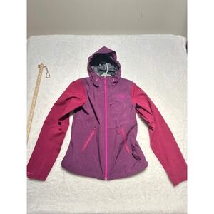 The North Face HyVent 2.5L Womens Jacket Purple Pink Hooded Jacket Size S/P